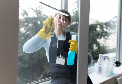 Nettoyage de vitres intérieures et extérieures à Pernant
